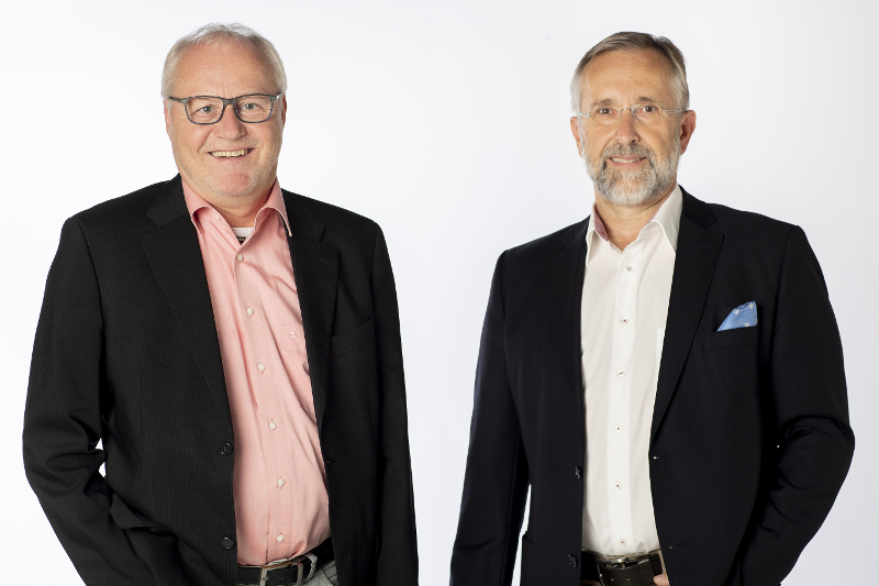 Bernd Konschak (links) und Thaddäus Rohrer Bernd Konschak und Thaddäus Rohrer vor weißem Hintergrund